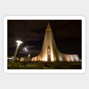 Iceland - Hallgrimskirkja Church Sticker